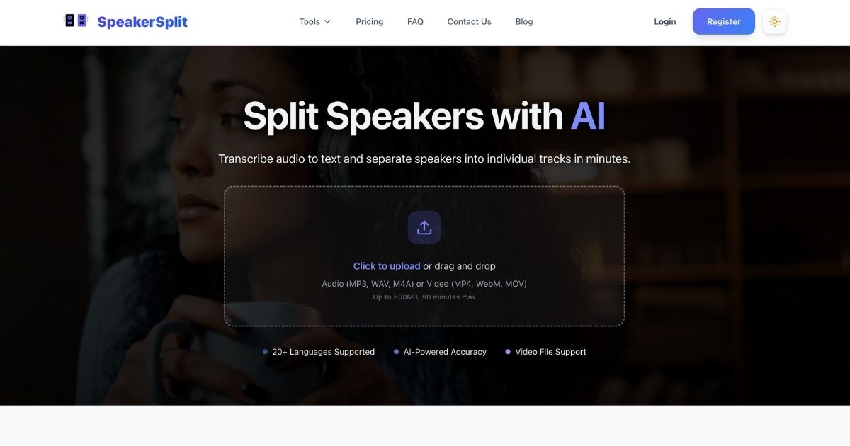 Speakersplit: AI Tool for Separating Audio