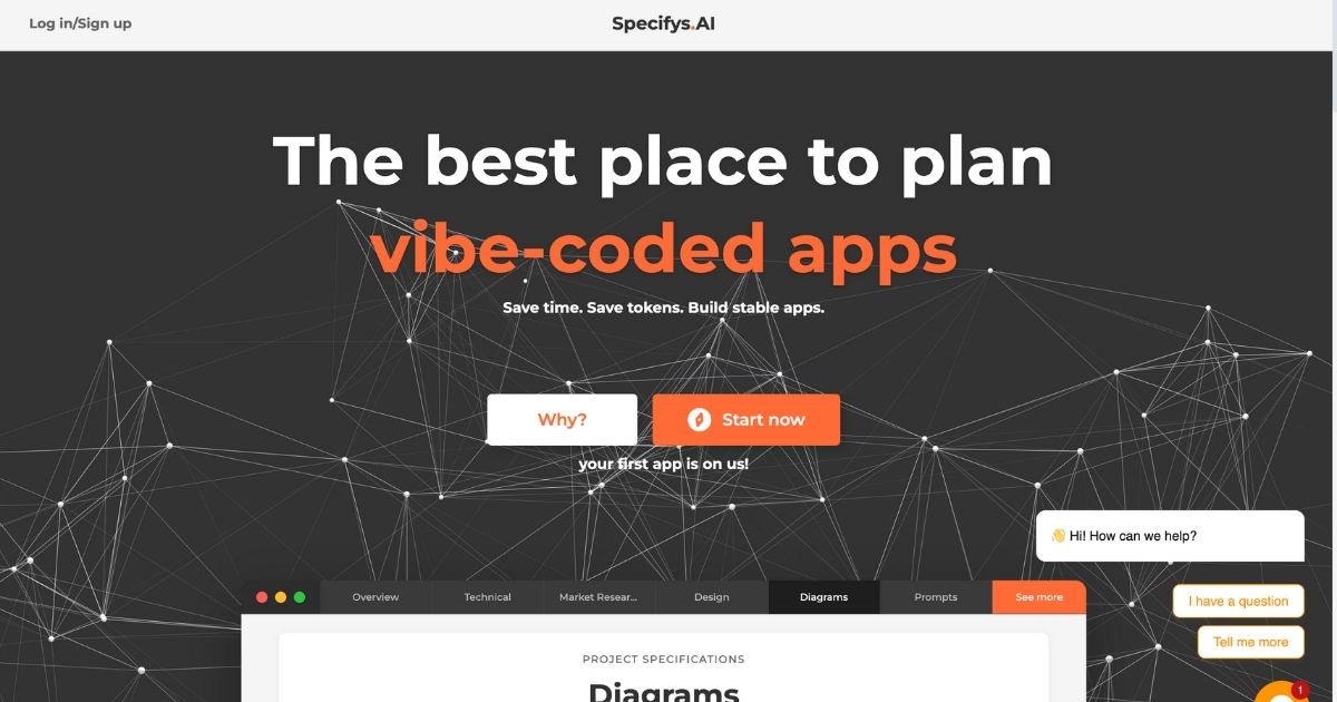 Specifys.ai: AI-Powered App Specification Platform