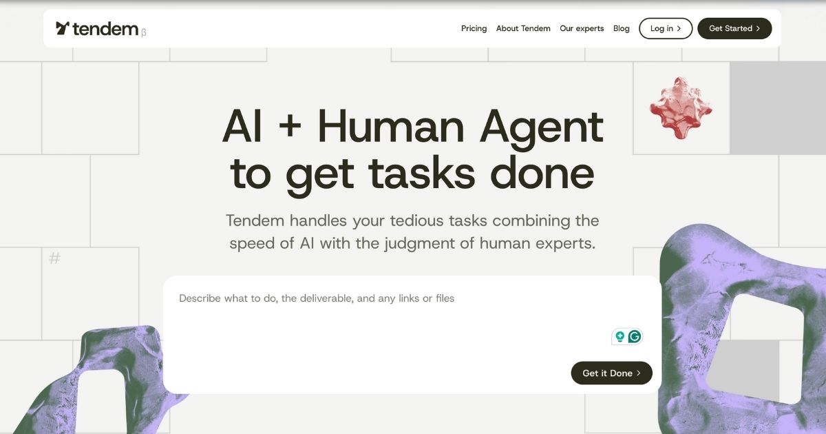 tendem.ai: Hybrid Automation Tool for Tasks