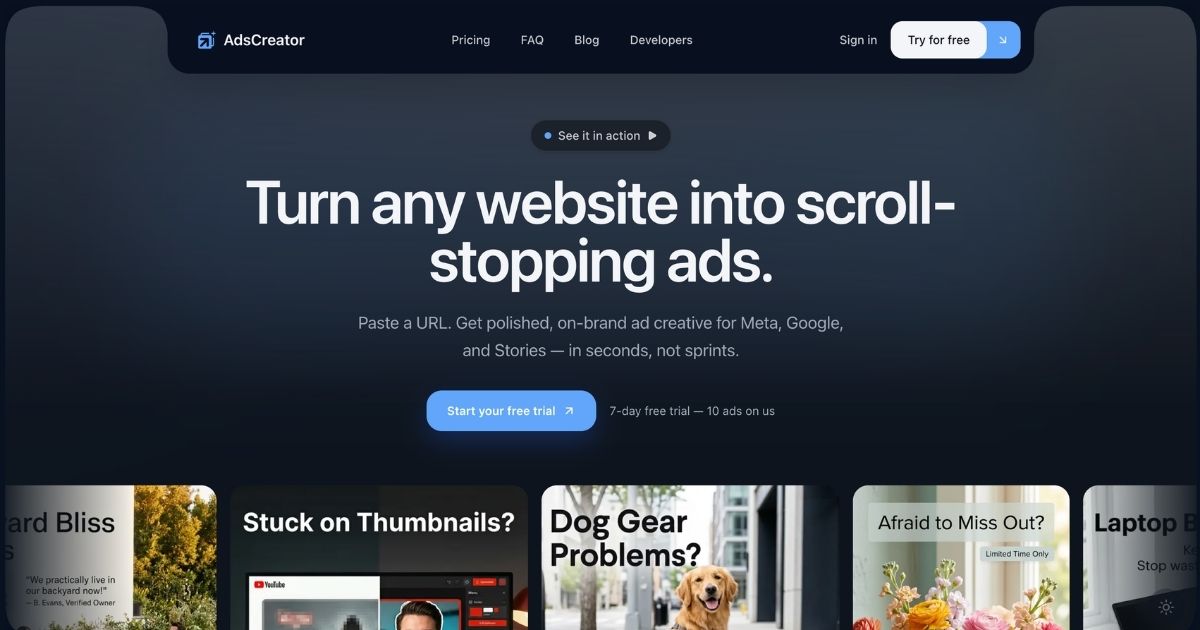 AdsCreator: AI-Powered Ad Creation Tool