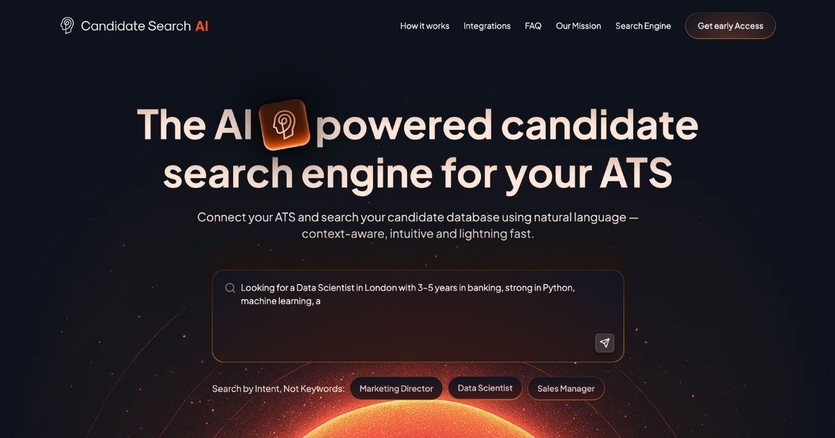 CandidateSearch.ai: AI-Powered Recruitment Database Tool