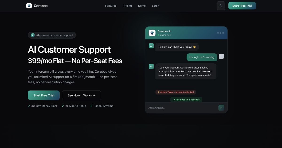 Corebee: AI Customer Support Platform