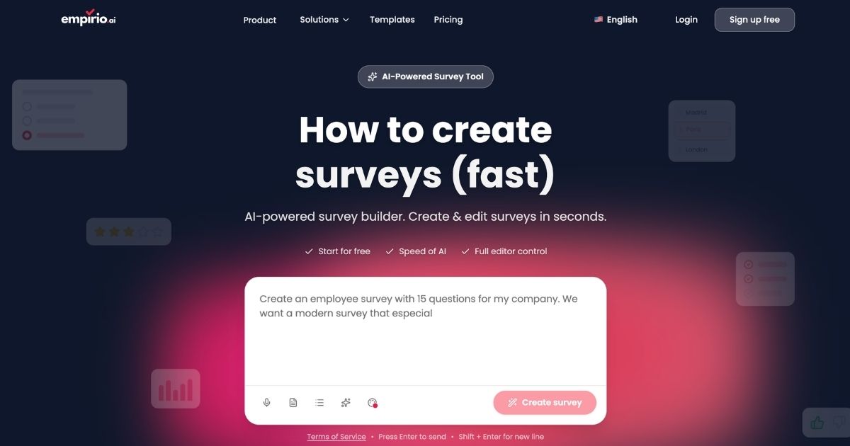 empirio.ai Simplifies Survey Creation & Analysis