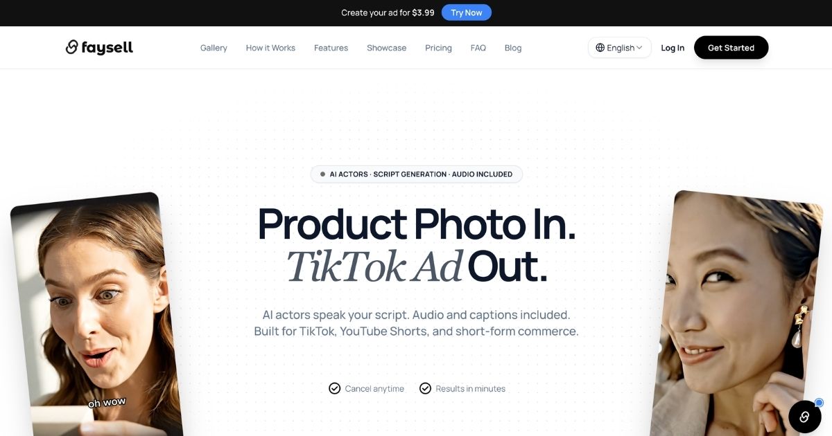 Faysell: AI Tool for Social Media Video Generation