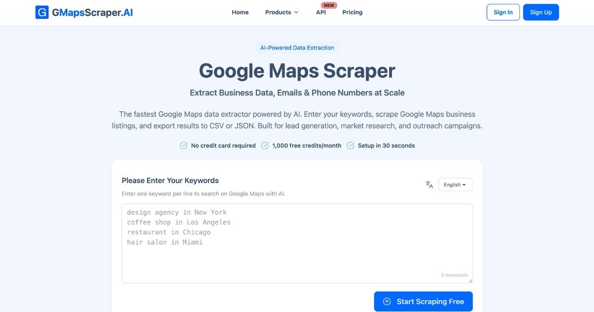 GMapsScraper.AI: Efficient Business Data Extraction