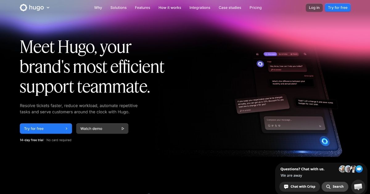 hugo: AI-Powered Customer Support Automation