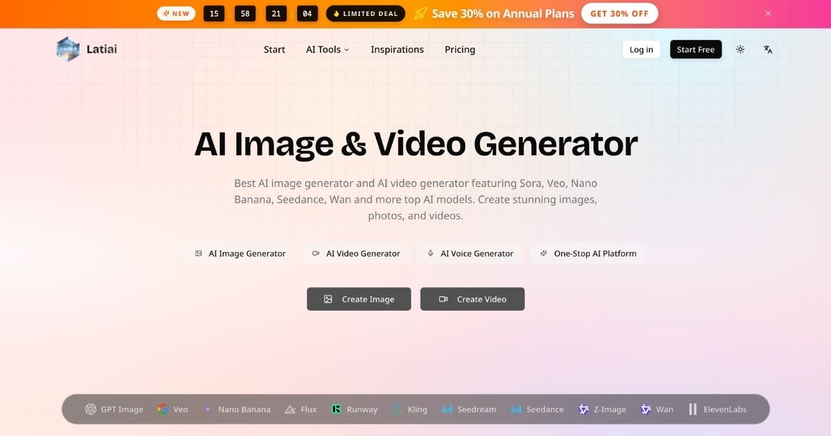 Latiai: AI Image & Video Generator