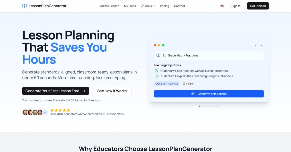 lesson plan generator: streamline classroom prep