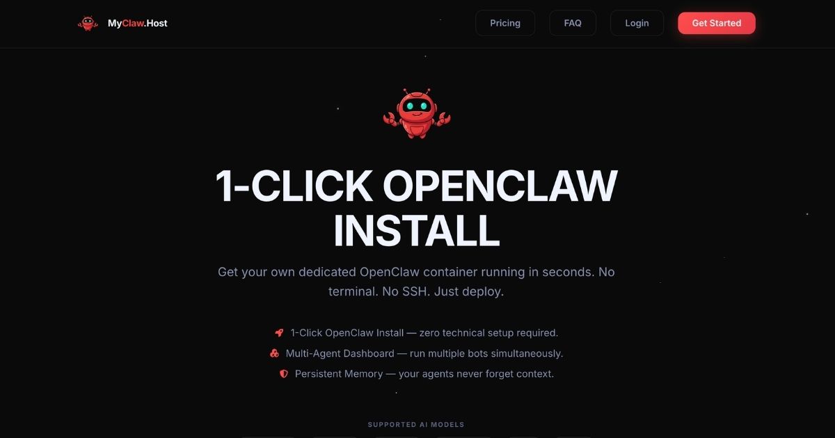 MyClaw.Host: Managed OpenClaw Deployment