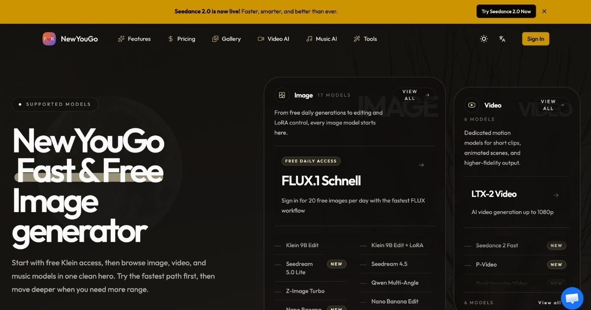 NewYouGo: AI Image and Video Generation