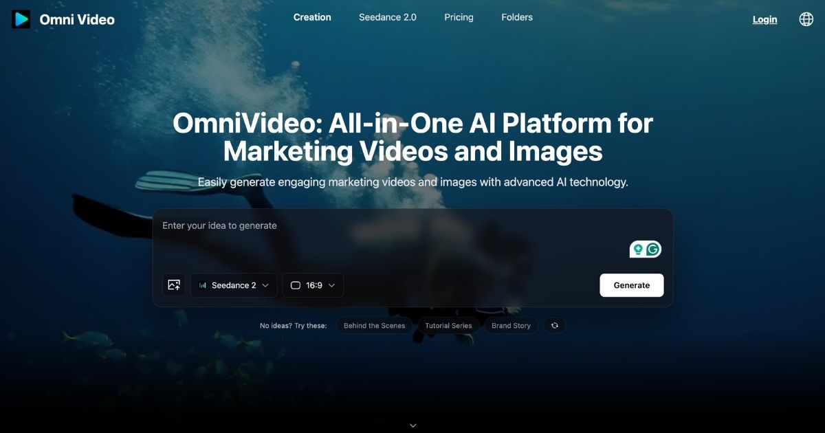OmniVideo: AI-Powered Marketing Content Creation