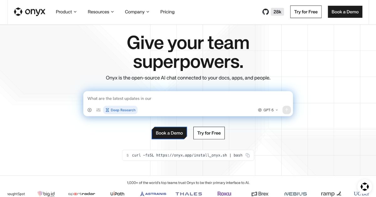 Onyx: AI-Powered Enterprise Search Platform