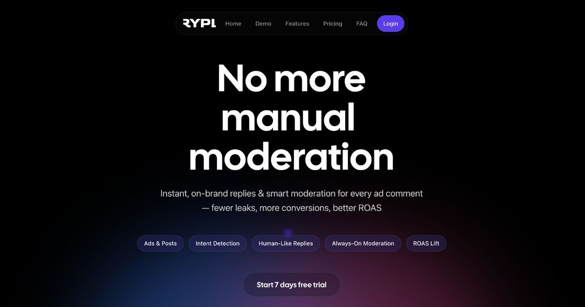 Rypl: AI-Powered Social Media Engagement