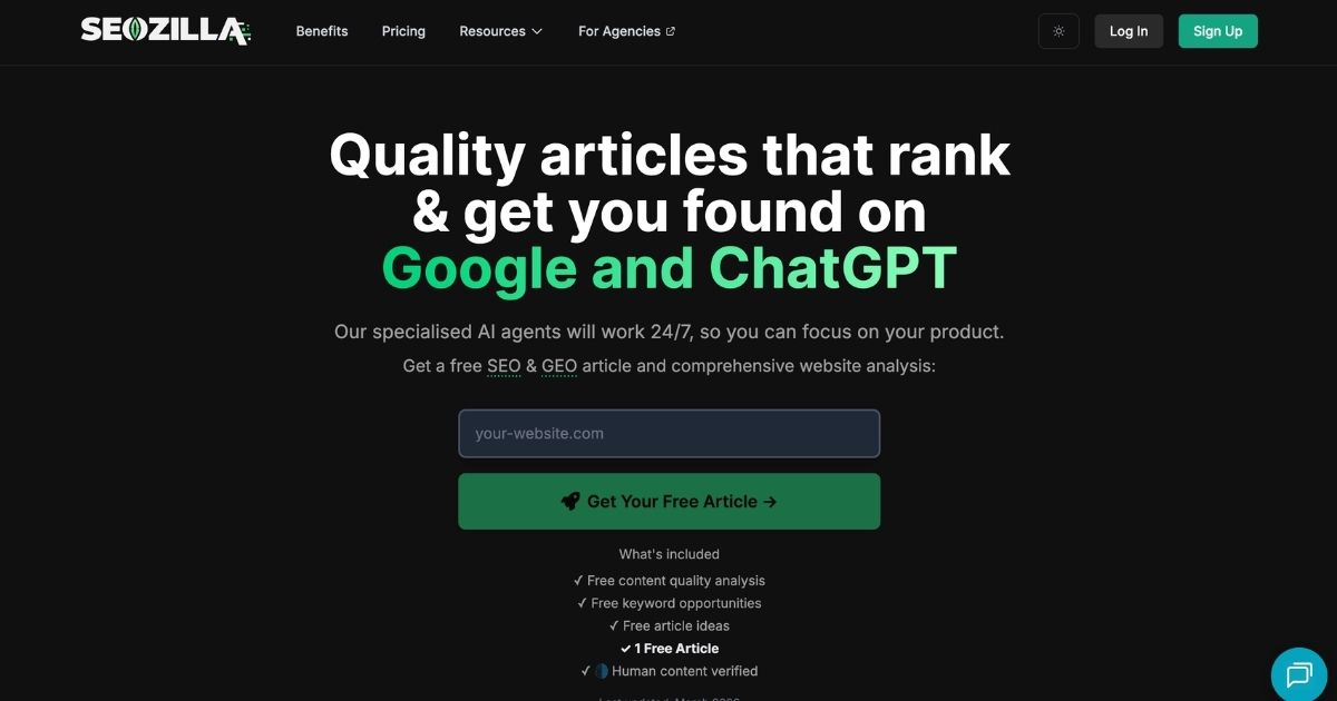 SEOZilla.ai: Automated SEO Content Creation