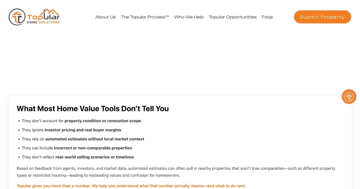 Topular AI: Accurate Real Estate Valuations