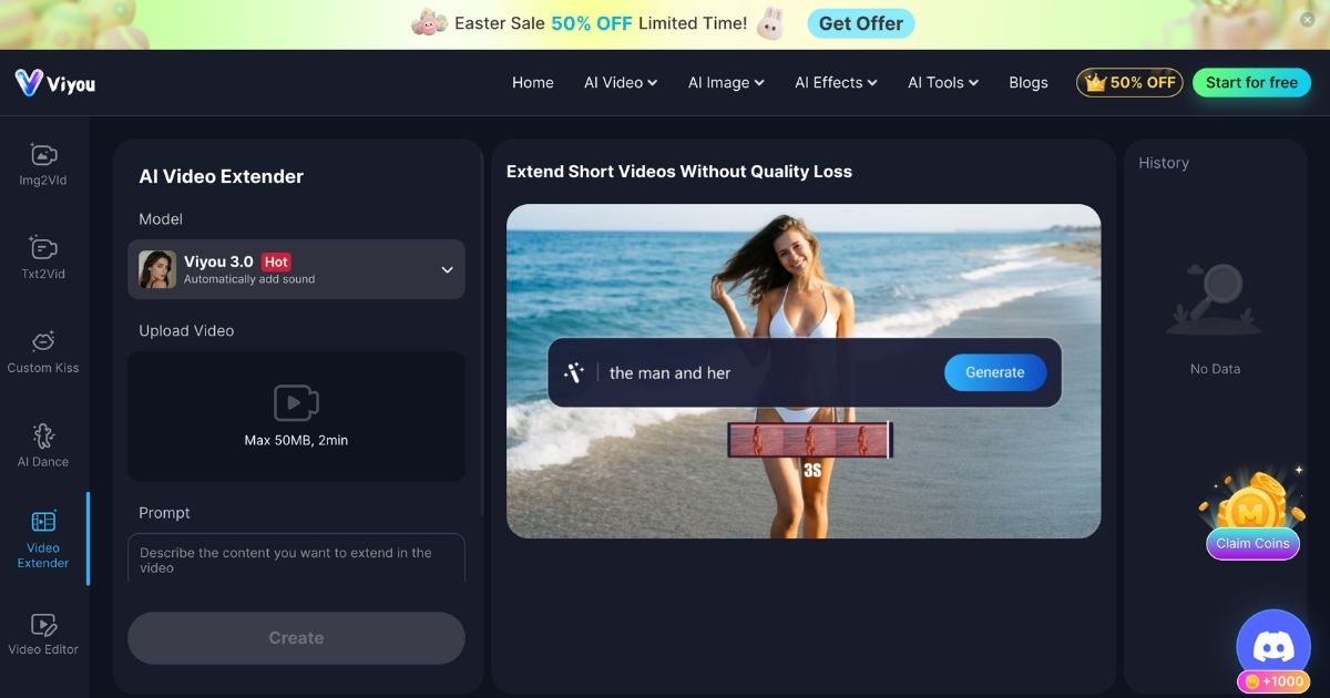 Viyou’s AI Video Extender: Extend Videos Seamlessly