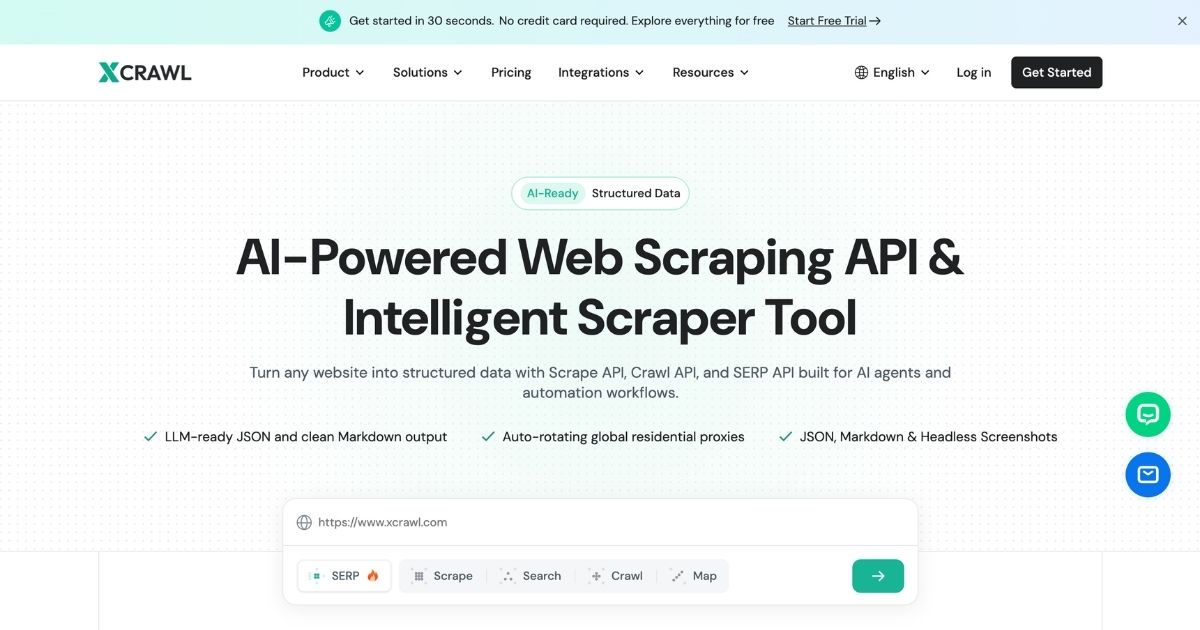 XCrawl: AI-Powered Web Scraping API