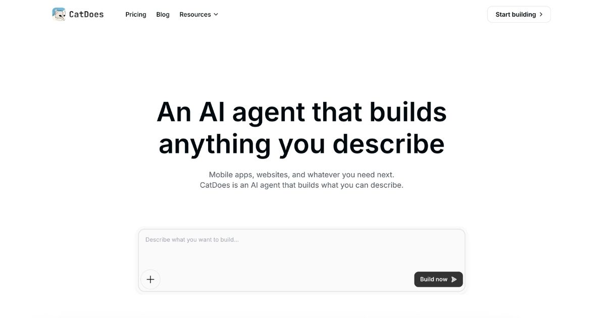 CatDoes: AI-Powered No-Code App Builder