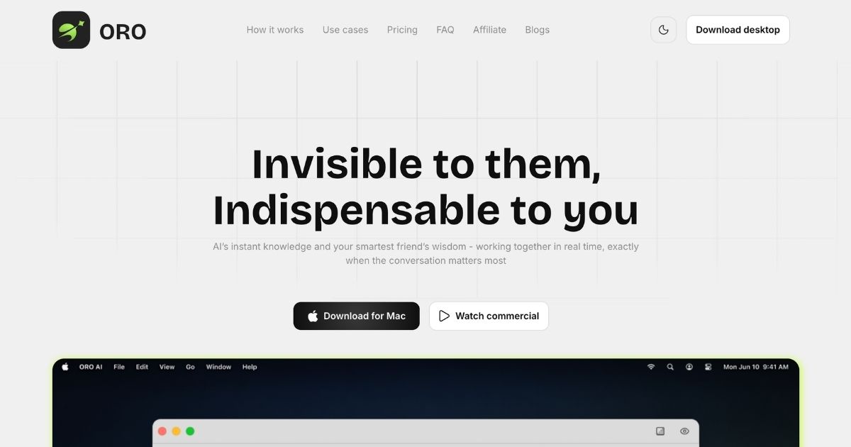 Collab by Oro AI: Real-Time Conversation Enhancement