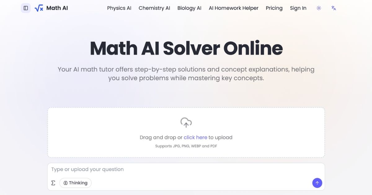 MathGPT.ai: AI Tutoring & Math Support