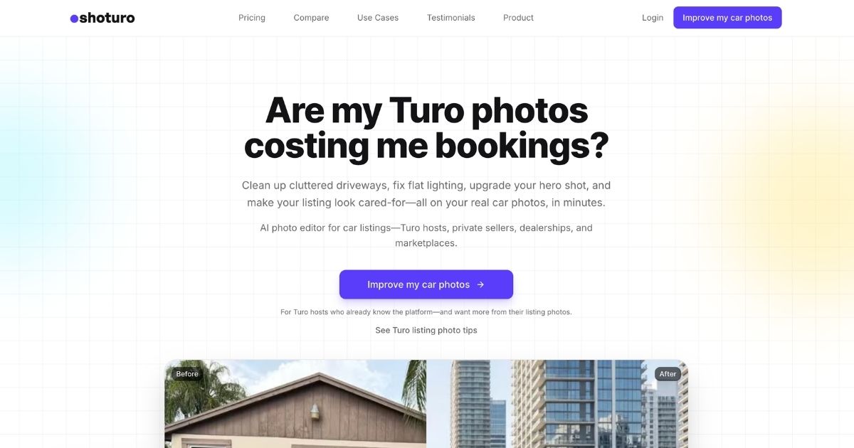 Shoturo: AI Photo Enhancement Tool