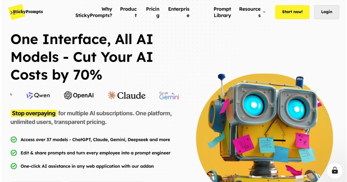 StickyPrompts: AI Platform for Unified Interactions