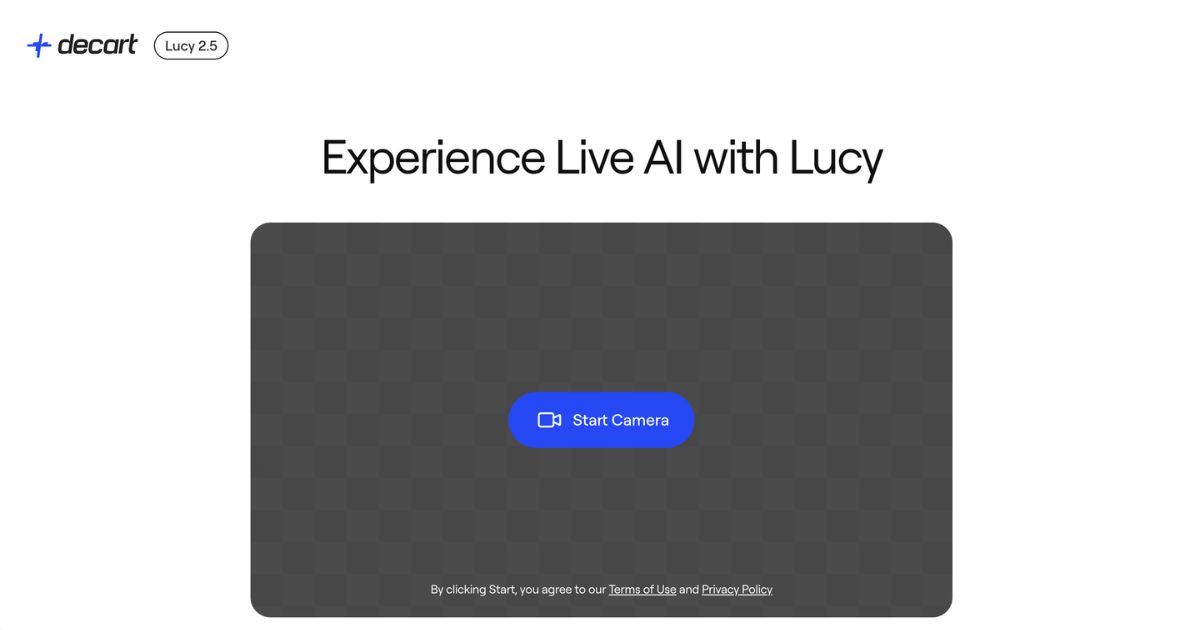 Lucy: AI Live Video Editing Tool